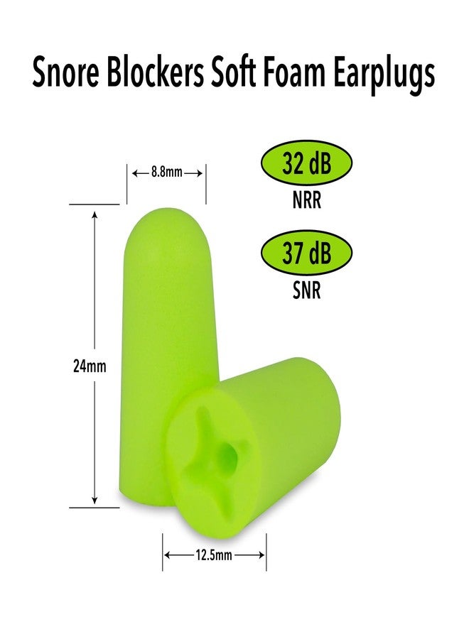 Mack's Mack’s Snore Blockers Soft Foam Earplugs, 50 Pair – 32 dB High NRR, 37 dB SNR – Comfortable Ear Plugs for Sleeping, Snoring, Loud Noise and Travel - Image 2